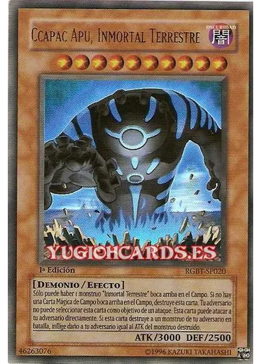 Ccapac Apu, Inmortal Terrestre