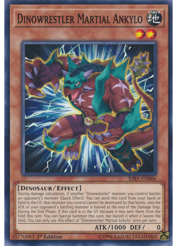 Dinowrestler Martial Ankylo