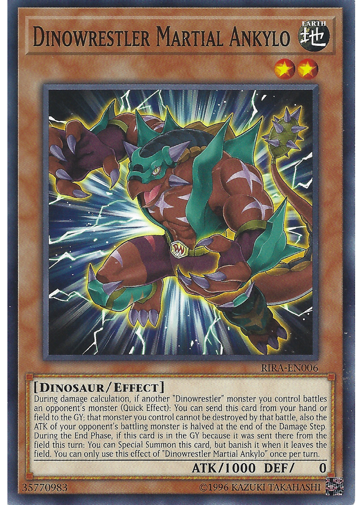 Dinowrestler Martial Ankylo (Common Unlimited)