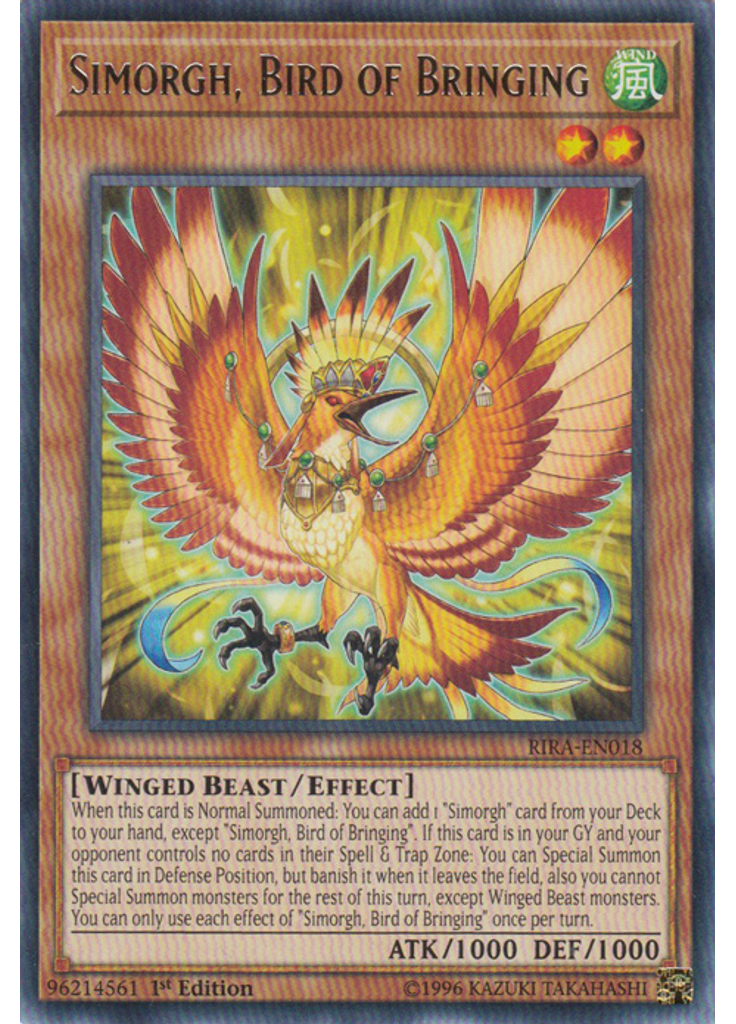Simorgh, Bird of Bringing