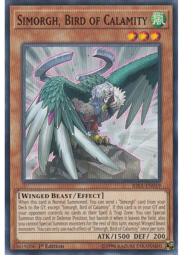 Simorgh, Bird of Calamity