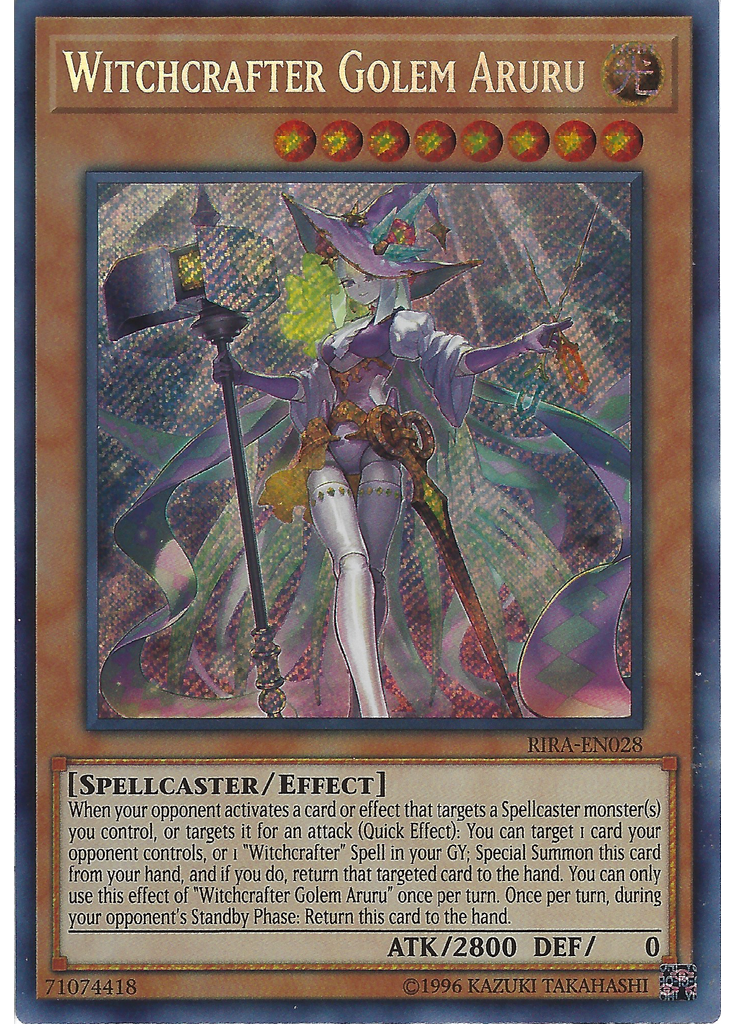 Witchcrafter Golem Aruru (Secret Rare Unlimited)