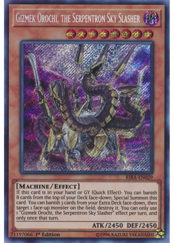 Gizmek Orochi, the Serpentron Sky Slasher