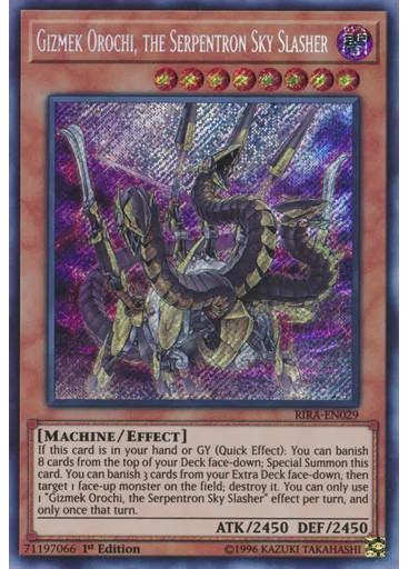 Gizmek Orochi, the Serpentron Sky Slasher
