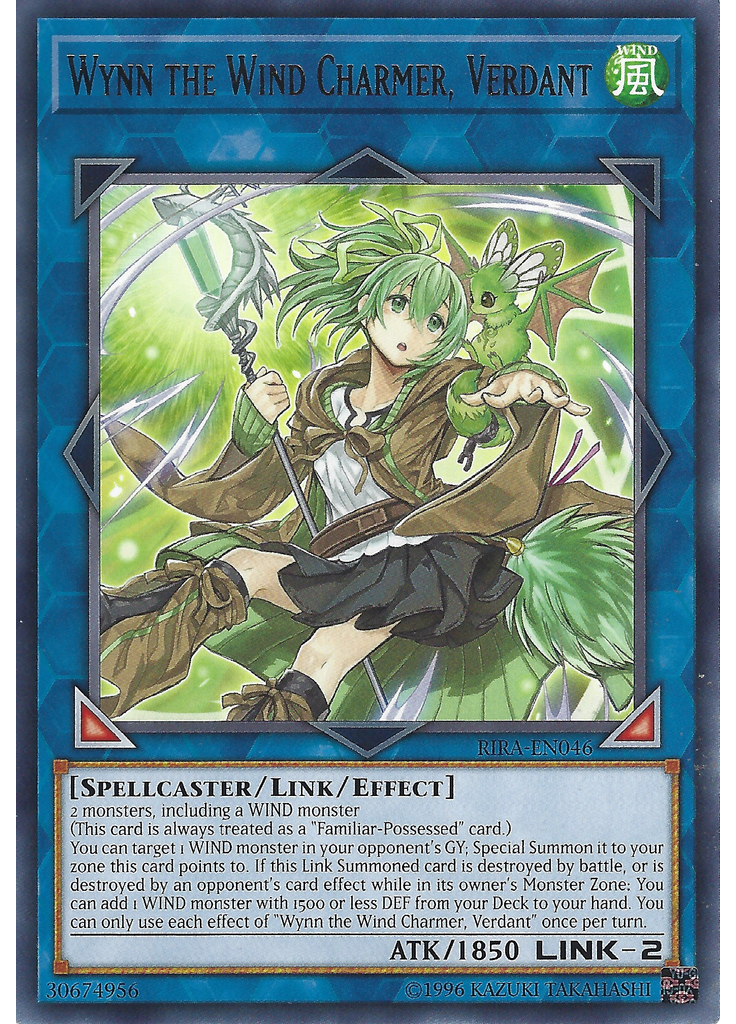 Wynn the Wind Charmer, Verdant (Rare Unlimited)
