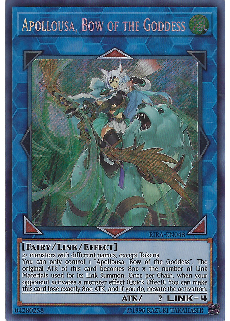 Apollousa, Bow of the Goddess (Secret Rare Unlimited)