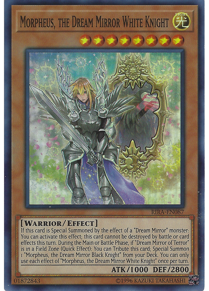 Morpheus, the Dream Mirror White Knight (Super Rare Unlimited)
