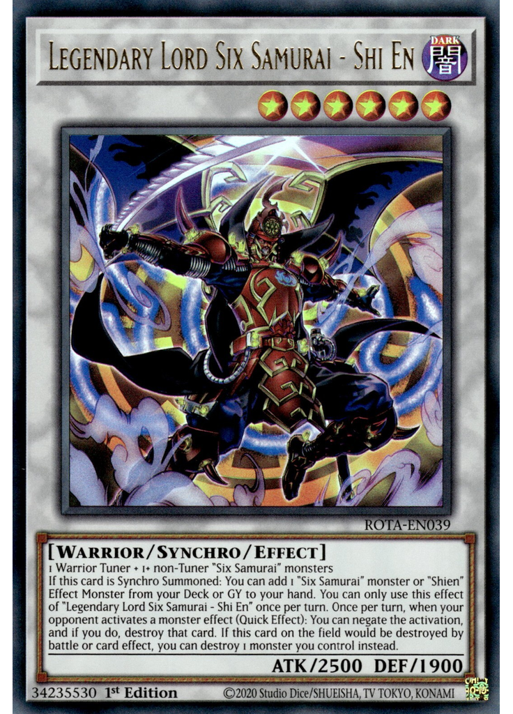 Legendary Lord Six Samurai - Shi En