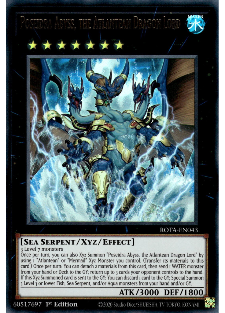 Poseidra Abyss, the Atlantean Dragon Lord