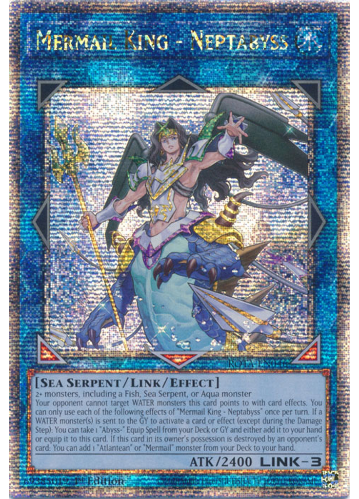 Mermail King - Neptabyss (Quarter Century Secret Rare 1st Edition)