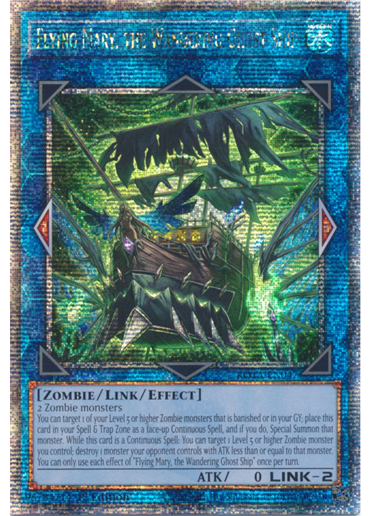 Flying Mary, the Wandering Ghost Ship (Quarter Century Secret Rare 1st Edition)