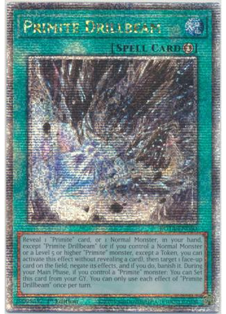 Primite Drillbeam (Quarter Century Secret Rare 1st Edition)