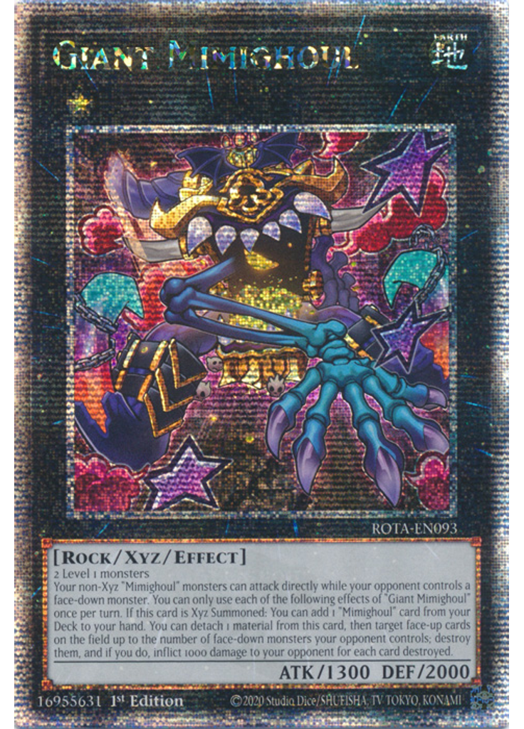 Giant Mimighoul (Quarter Century Secret Rare 1st Edition)