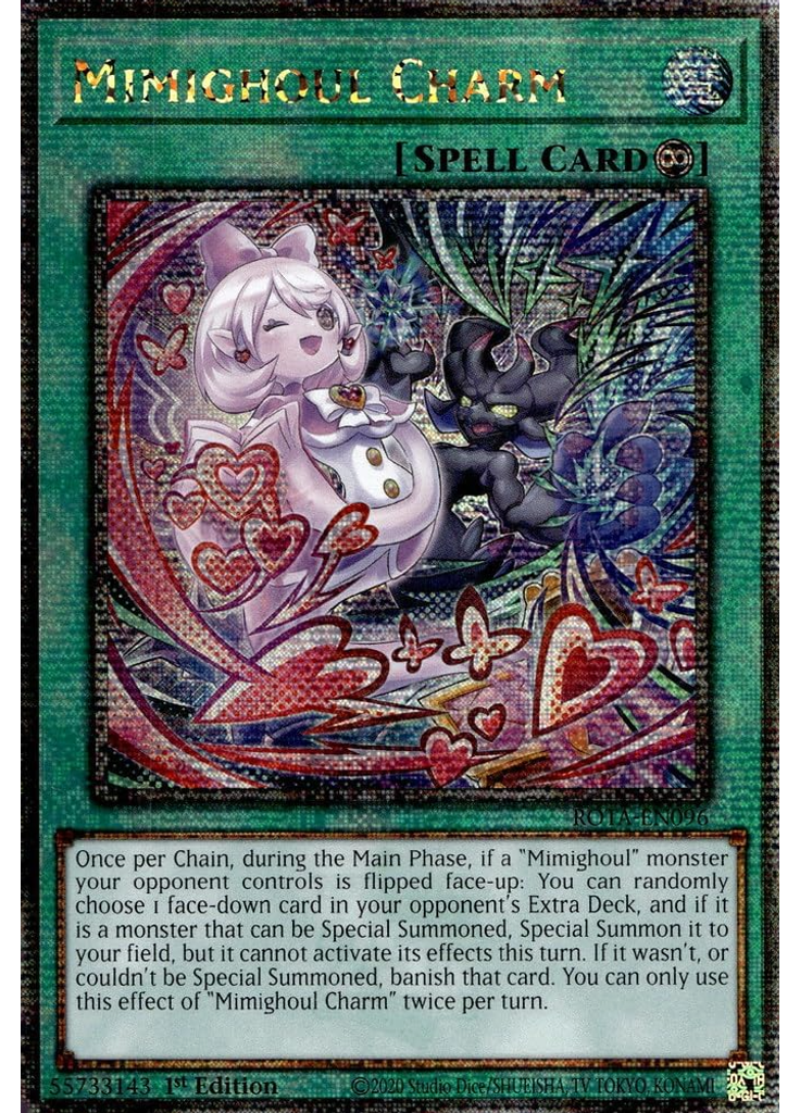 Mimighoul Charm (Quarter Century Secret Rare 1st Edition)