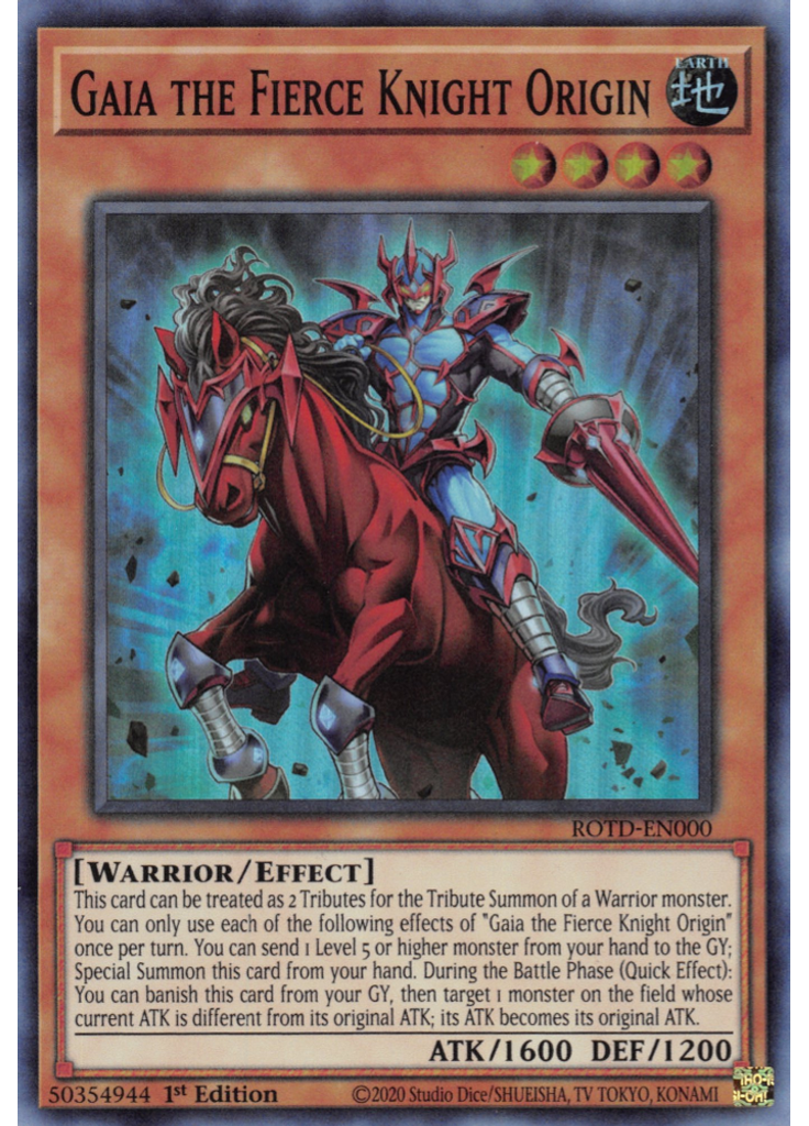 Gaia the Fierce Knight Origin