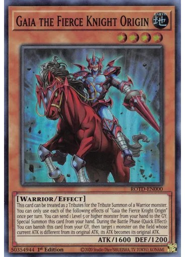 Gaia the Fierce Knight Origin
