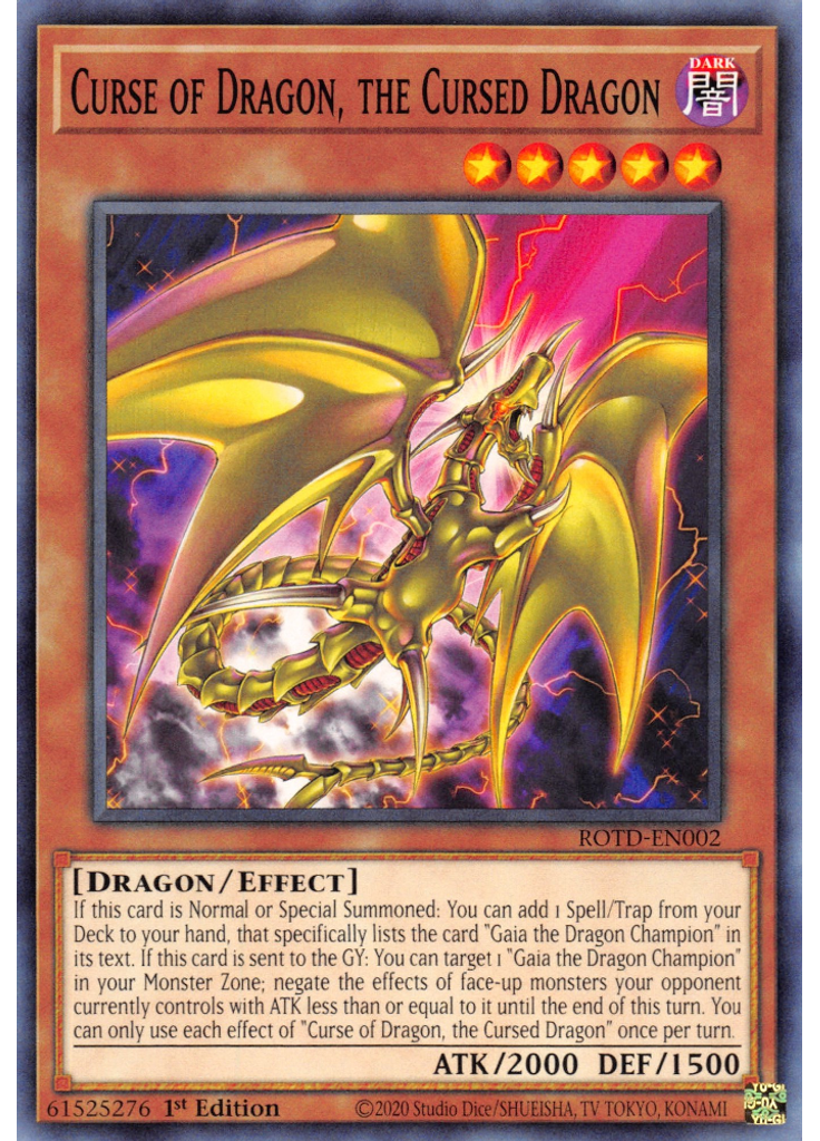 Curse of Dragon, the Cursed Dragon