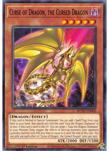 Curse of Dragon, the Cursed Dragon