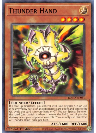 Thunder Hand — Rise of the Duelist