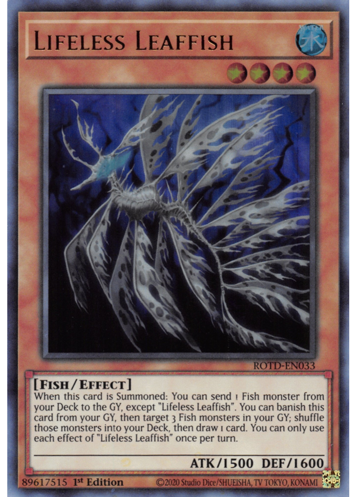 Lifeless Leaffish