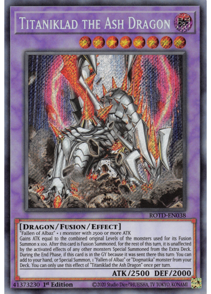 Titaniklad the Ash Dragon