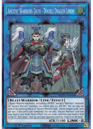 Ancient Warriors Oath - Double Dragon Lords