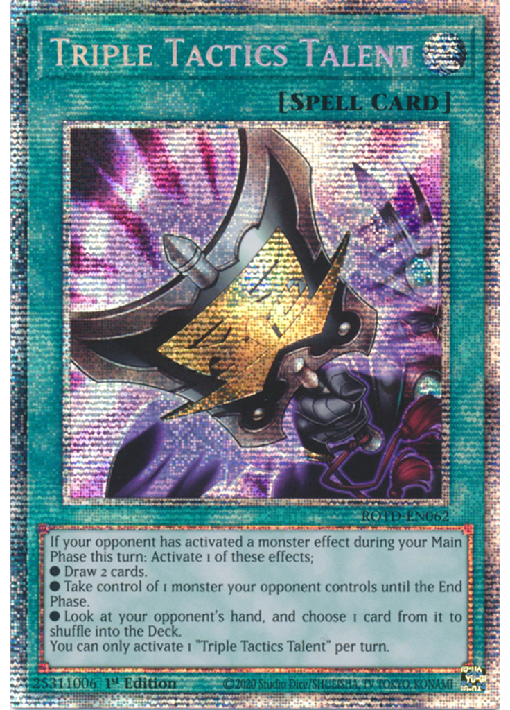 Triple Tactics Talent (Starlight Rare 1st Edition)