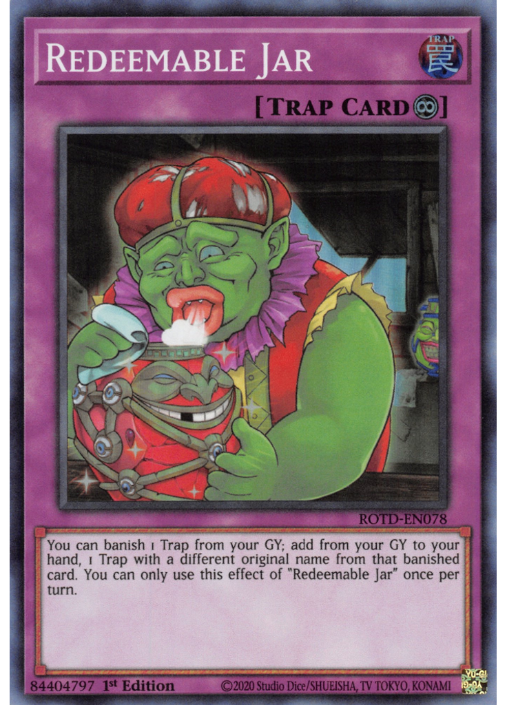 Redeemable Jar