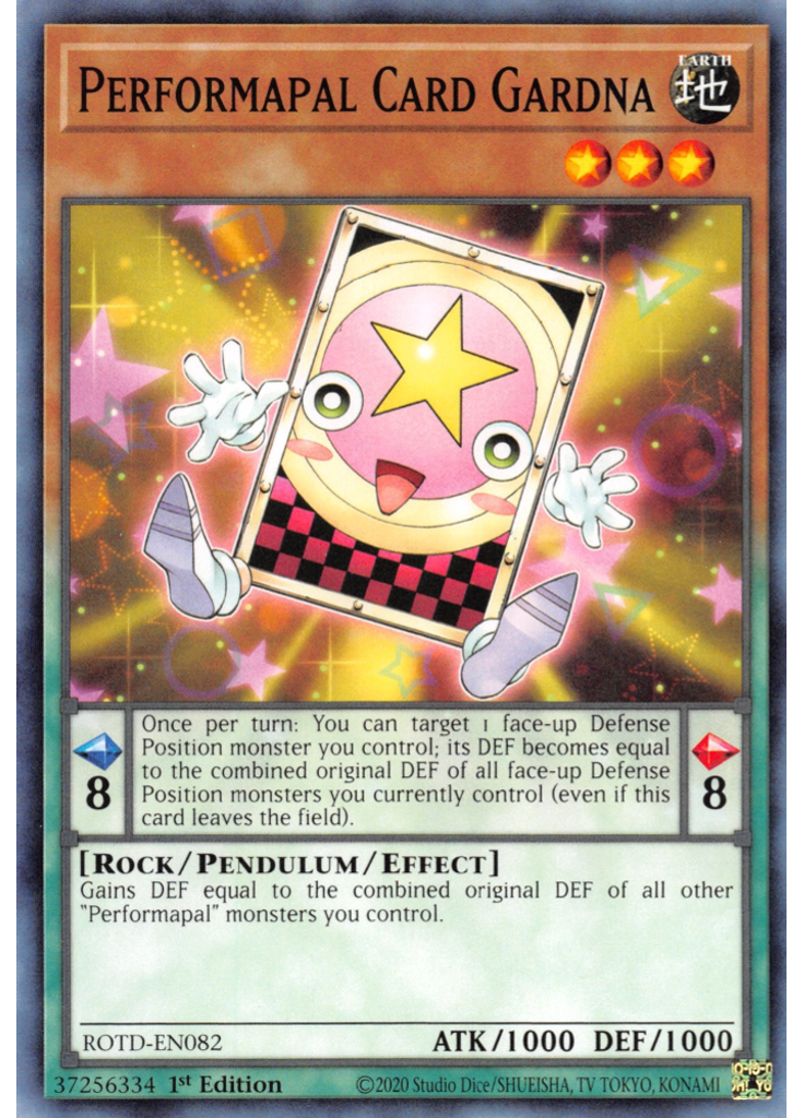 Performapal Card Gardna