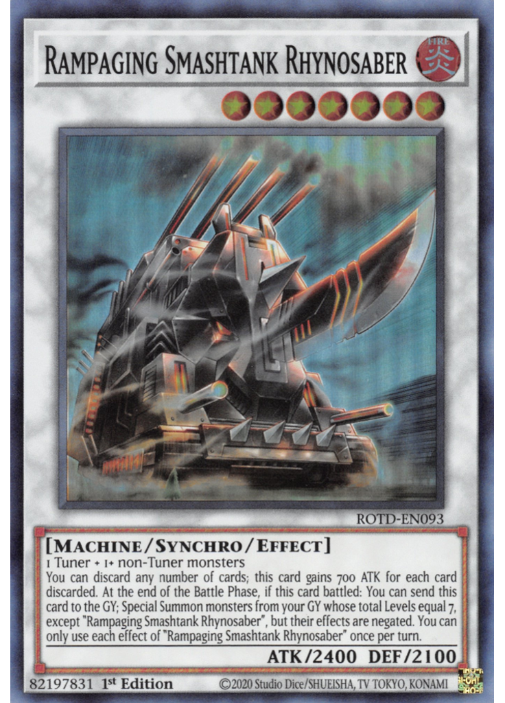 Rampaging Smashtank Rhynosaber