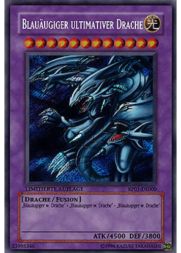 Blauäugiger ultimativer Drache