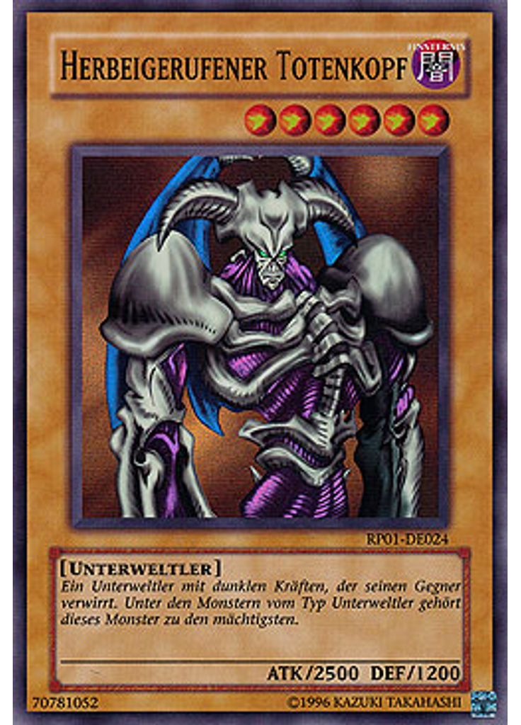 Herbeigerufener Totenkopf