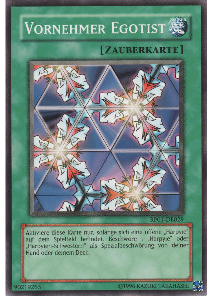 Vornehmer Egotist
