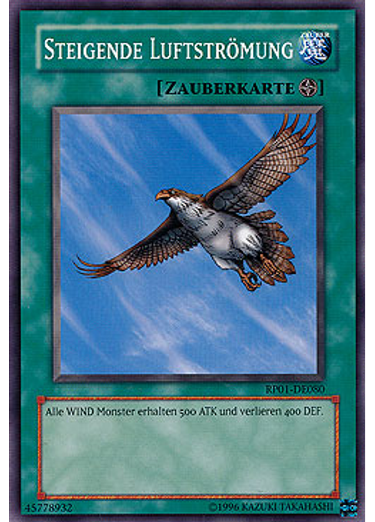 Steigende Luftströmung