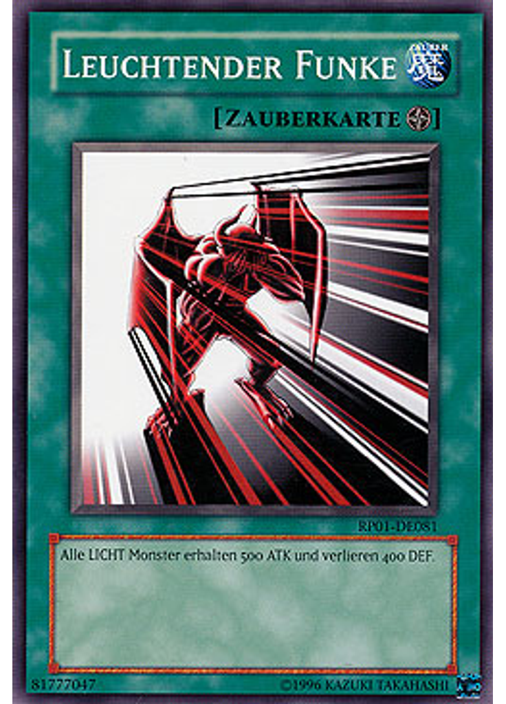 Leuchtender Funke