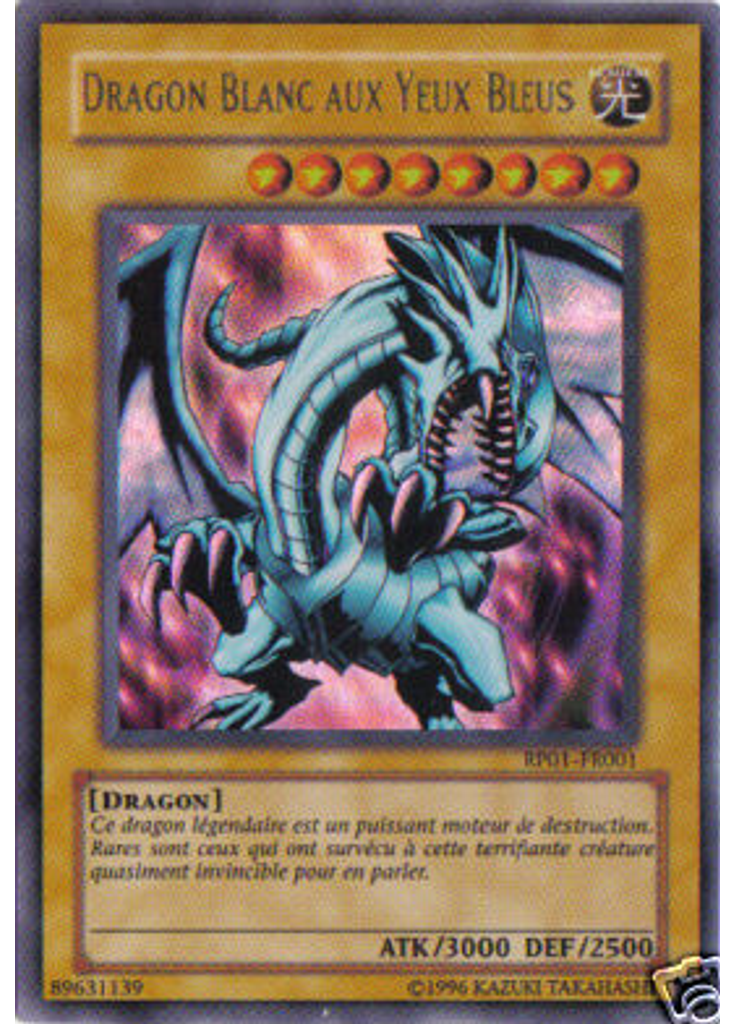 Dragon Blanc aux Yeux Bleus