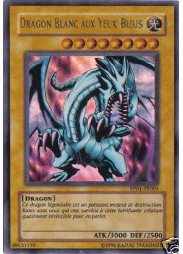 Dragon Blanc aux Yeux Bleus