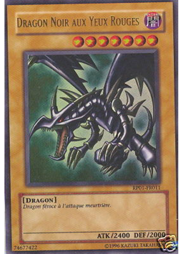 Dragon Noir aux Yeux Rouges