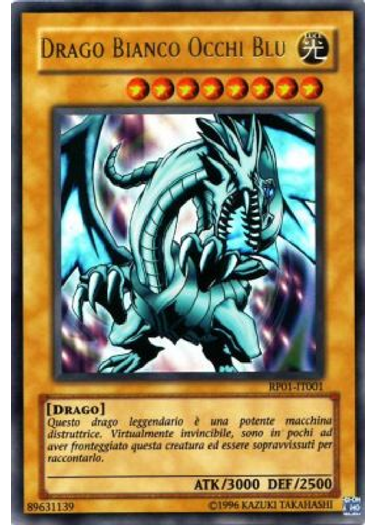 Drago Bianco Occhi Blu