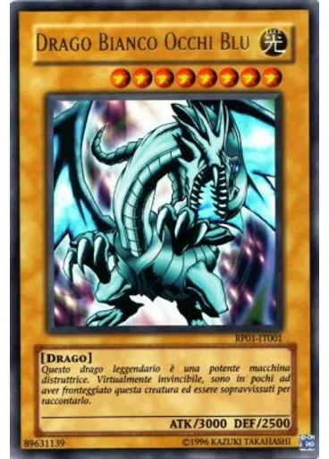 Drago Bianco Occhi Blu