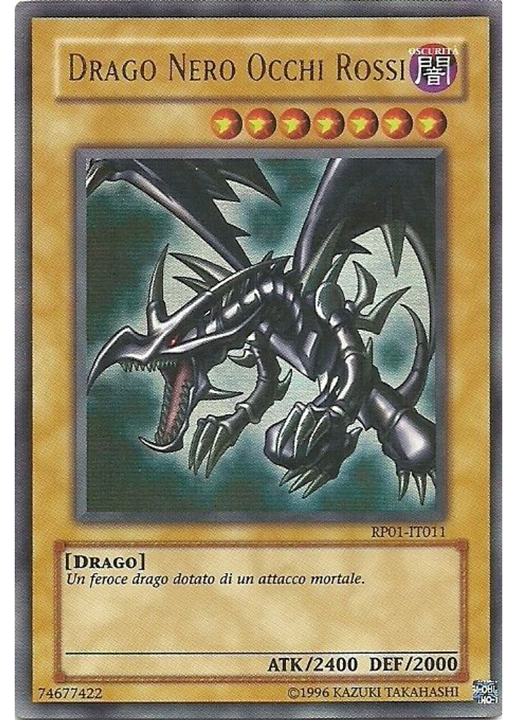 Drago Nero Occhi Rossi