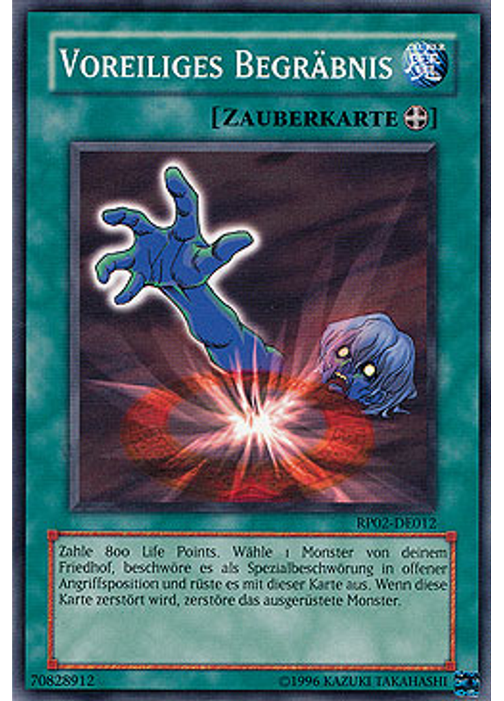 Voreiliges Begräbnis