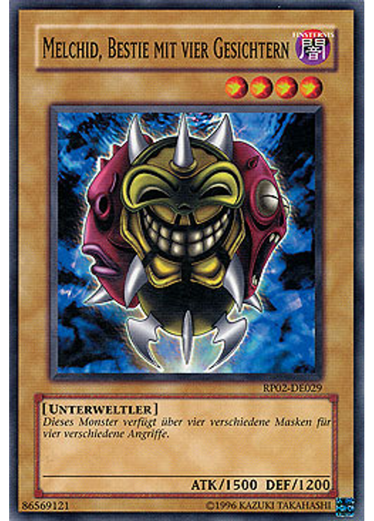 Melchid, Bestie mit vier Gesichtern