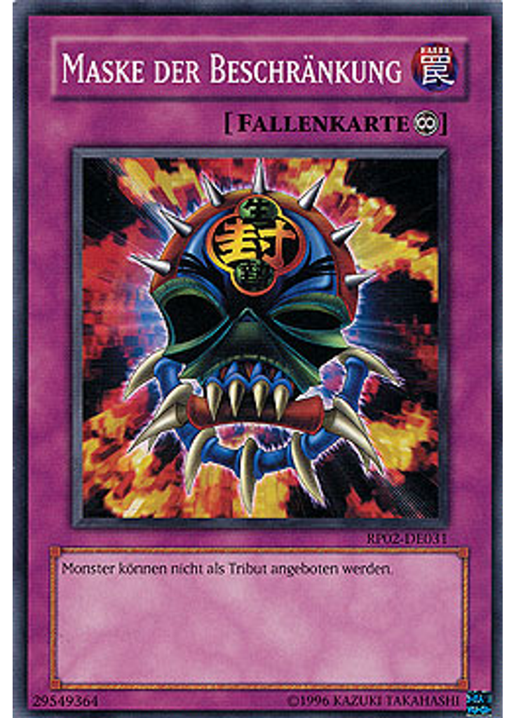 Maske der Beschränkung