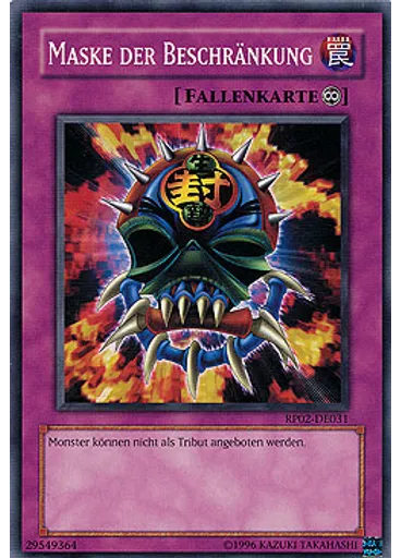 Maske der Beschränkung