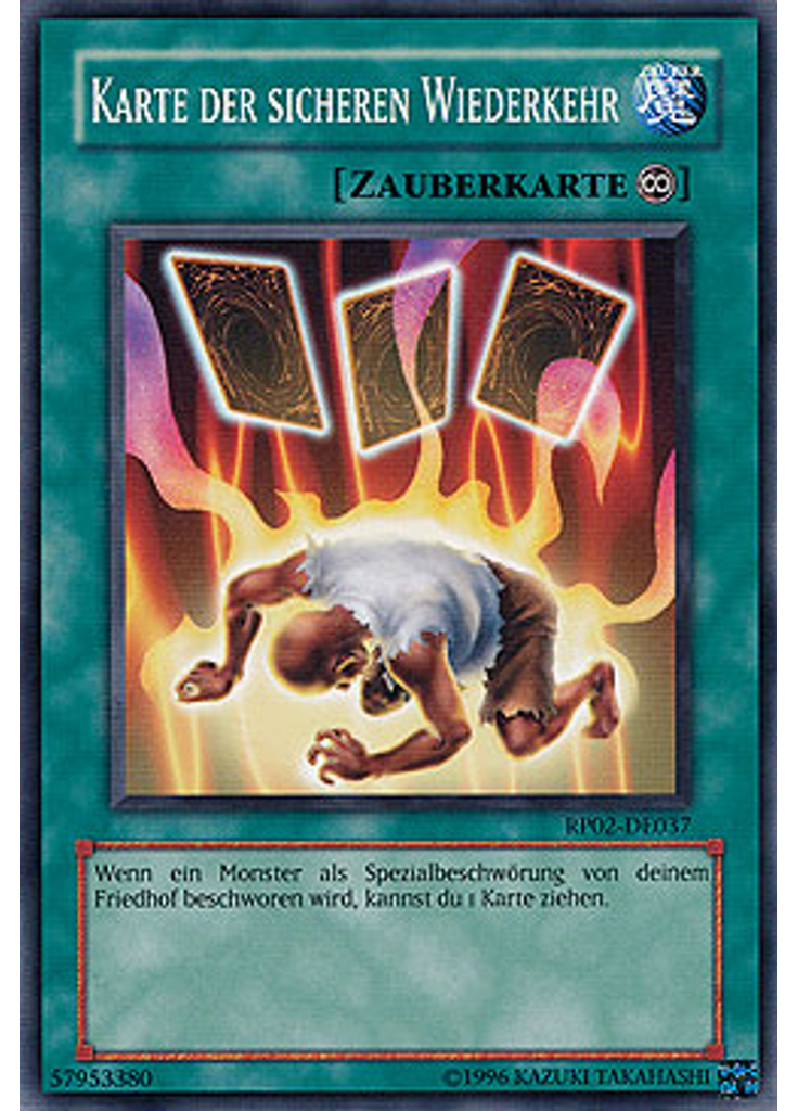 Karte der sicheren Wiederkehr