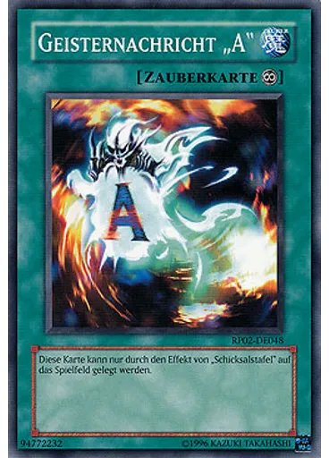 Geisternachricht „A“