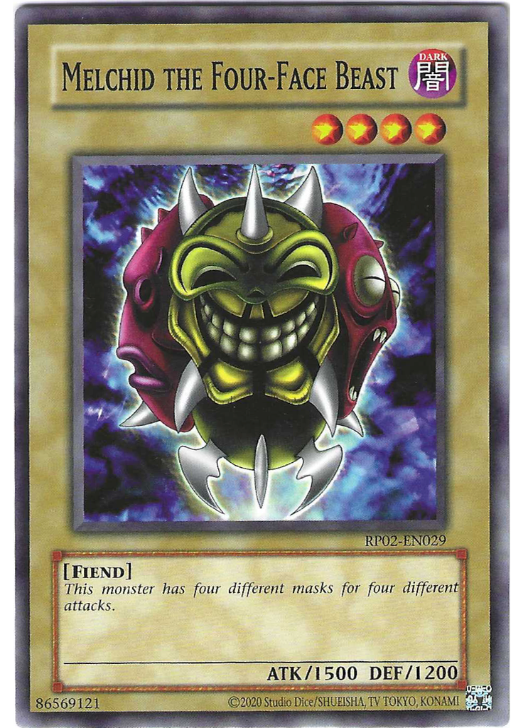 Melchid the Four-Face Beast (Common Unlimited Reprint)