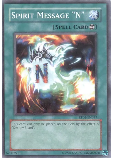 Spirit Message "N"