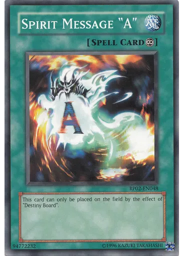 Spirit Message "A" — Retro Pack 2